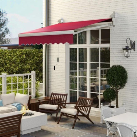 ZUN Patio Retractable Awning -AS （Prohibited by WalMart） 05832180