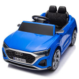 ZUN 12V Kids Ride On Electric Car w/Parents Remote Control,Licensed Audi SQ8 for Kids,Dual W1578P213381