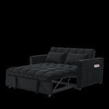 Sleeper Sofa, Convertible Sofa, Recliner, Bed, 3-in-1, 3-Position Adjustable Backrest, 2-Seater W1853126218