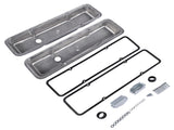 Polished Aluminum Finned Short Valve Cover Fits for SBC Small Block Chevy 350 1958-1986 52519792
