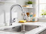 1080&deg Swivel Faucet Extender, 2 Sprayer Modes Rotating Sink Aerator Extension with Splash Filter, 30185643