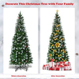 ZUN 5 Feet Artificial Christmas Tree with Pine Cones 70561720