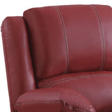 ZUN Red Pillow Top Arms Rocker Recliner B062P186515