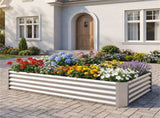 Galvanized Steel Raised Garden Bed 631 Ft Outdoor Planter Box for Vegetables Flowers Herbs 94947348