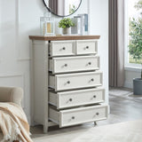 ZUN Modern 6 Drawers Dresser 6 Drawers Cabinet,Chest of Drawers Closet Organizers and Clothes W2275P233490