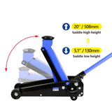 ZUN Hydraulic trolley Low Profile and Steel Racing 3Ton Capacity, Floor Jack with Piston W123994430