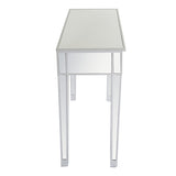 Mirrored Makeup Table Desk Vanity for Women with 2 Drawers 88645439