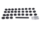 32Pcs Wheel Lock Lug Nut Master Key Set Removal Socket Tool Kit Fit for Mercedes-Benz 24012430