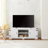 ZUN Modern Farmhouse TV Media Stand, Large Barn Inspired Home Entertainment Console, for TV Up to 70'', W1758P147681