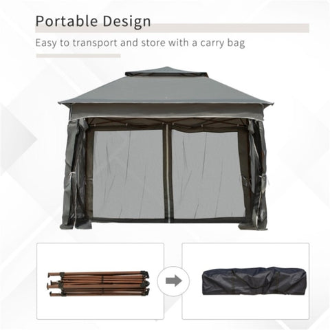 ZUN Tent Outdoor Patio Pop Up Canopy Gazebo （Prohibited by WalMart） 49548414