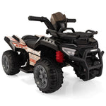 ZUN 6V Kids Ride-On ATV Car, Powered 4-Wheeler Quad w/ Music Horn USB MP3, 1.9 MPH Max Speed, Electric W2181P190015