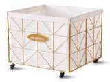 Laundry Baskets,Collapsible Laundry Basket with Wheels,Removable Lined for Easy Cleaning Storage 85833286