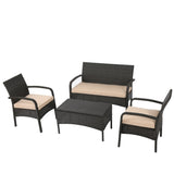CORDOBA KD WICKER 4 PC CHAT SET 57458.00