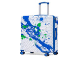 28 Inch PC Spinner Wheel Luggage, Carry on Suitcase, With Printed pattern and Combination Lock W2787P487192