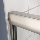 Bypass shower door, sliding door, with 1/4" tempered glass and Chromed finish 44-48"x70" W2122131038