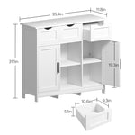 ZUN Storage Cabinets,Wooden Floor Cabinet,with Drawers and Shelves Storage Cabinets,Accent Cabinet for 32653137