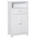 ZUN Bathroom Cabinet with 2 Doors and Shelf Bathroom Vanity black-AS （Prohibited by 08908843