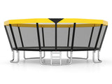 16FT Outdoor Trampoline with 360&deg Safety Enclosure Net, Family Recreational Trampoline for 75709148