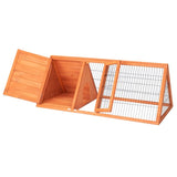 ZUN 50" Wooden Rabbit Guinea Pig Hutch Wooden Rabbit Guinea Pig House 97929443