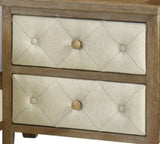 Beautiful Walnut Finish Nightstand 1pc Designed Drawers Fronts Modern Bedroom Furniture B011P147840