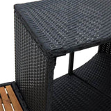 Outdoors Hot Tub Surround Gray Poly Rattan /poly rattan hot tub surround 42590970