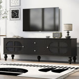 ZUN U-Can 68.9'' Modern TV Stand for TVs up to 75 Inches, Entertainment Center Media Console with Fluted N724P198475B