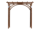 Beautiful And Practical Garden Arch Dark Brown 58045863