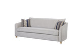 Sofa in Sand Fabric - 2 Down Pillows B2699P298413