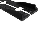 ABS Side Skirt Extension Body Add On fit for Lexus IS Series 2014-20 Matte Black Kit 82917774