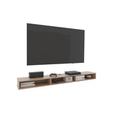 Luft 71" Wide 3-Shelves Floating TV Stand,Wall Mounted, Media Console Entertainment Center with B200P286948