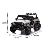 ZUN 24V Ride On Large PickUp Truck car for Kids,ride On 4WD Toys with Remote Control,Parents Can Assist W1578P198579