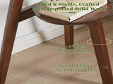 100% Solid Wood 2-Tier Side Table, Round End Table with Lower Storage Shelf, Sofa Side Table & 41908087
