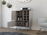 Thorndike 8-Bottle Rectangle Bar Cabinet Light Oak B06280431