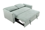 ZUN 78 Inch 3 in 1 Convertible Sleeper Sofa Bed, Modern Fabric Loveseat Futon Sofa Couch w/Pullout Bed, W1417P163494