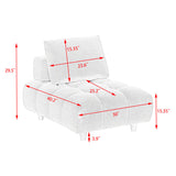 30 inches long, Teddy Sofa Fabric, with spacious and comfortable seat, for Apartment Office Living W1658P206876