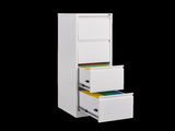 4 Drawer File with Lock Metal Vertical File Storage Office Home Steel Vertical File W1247P173379