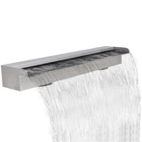 Rectangular Waterfall Pool Fountain Stainless 75144268