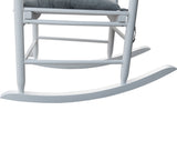 wooden porch rocker chair WHITE, without mat W49520605