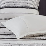 King/Cal King Cotton Printed Duvet Cover Set with Trims B03596488