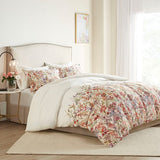 King/Cal King 3 Piece Cotton Printed Duvet Cover Set B03597346