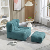 Fluffy bean bag chair, comfortable bean bag for adults and children, super soft lazy sofa chair with W1996131226
