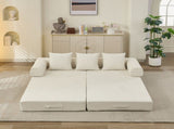 Comfy Convertible Folding Mattress Couch, Floor Bed, Chenille Floor with Armrest, Floor W1143P401145