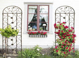 4 Pack Metal Garden Trellis 86.7" x 19.7" Rustproof Trellis for Climbing Plants Outdoor Flower W1586P243845