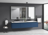 84 x 48 Inch LED Bathroom Mirror with Front and Backlight, Wall Mounted Vanity Mirror with Aluminum W2287P282063