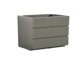 Alice-36F-102,Floor cabinet WITHOUT basin, Gray color, With three drawers, Pre-assembled W1865107752