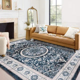 Area Rug 6x9 Vintage Bohemia Large Persian Non-slip Washable Rug For Room Kitchen Bedroom W2907P265136