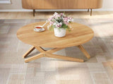 Round 2-in-1 Transformer Coffee Table with Adjustable Height, 16.5" for Coffee Table, 29.5" for N735P369877N