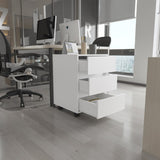 Eagle Creek 3-Drawer Rectangle Filing Cabinet White B06280483