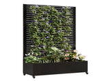 Metal Planter Box Trellis, 73"x47"x16" Metal Raised Garden Bed Trellis, Metal Planter Box W347P455026