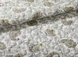 6 Piece Cotton Percale Quilt Set with Throw Pillows King/Cal King B035P294113